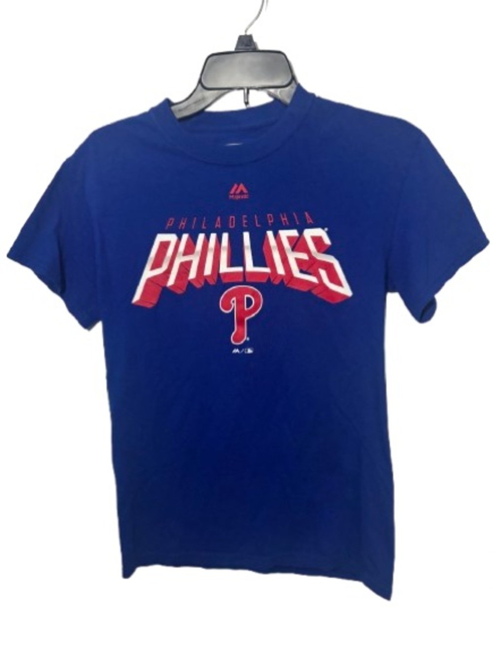 Majestic Royal Blue Philadelphia Phillies Graphic Tee